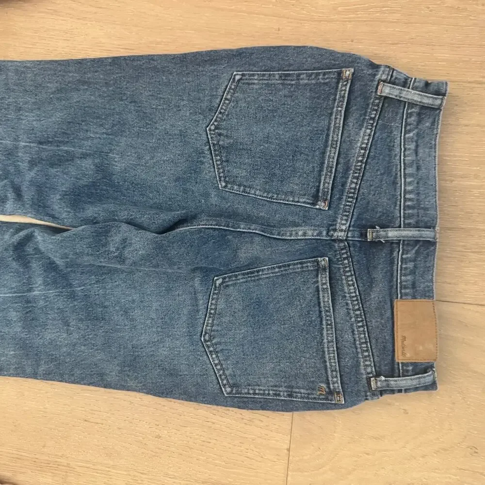 Madewell Perfect Vintage Flare Crop blue Jeans size 25